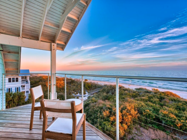 Elegant Beachfront Escape with Private Pool & Gulf Views in St. George Island Hot Tub Beach